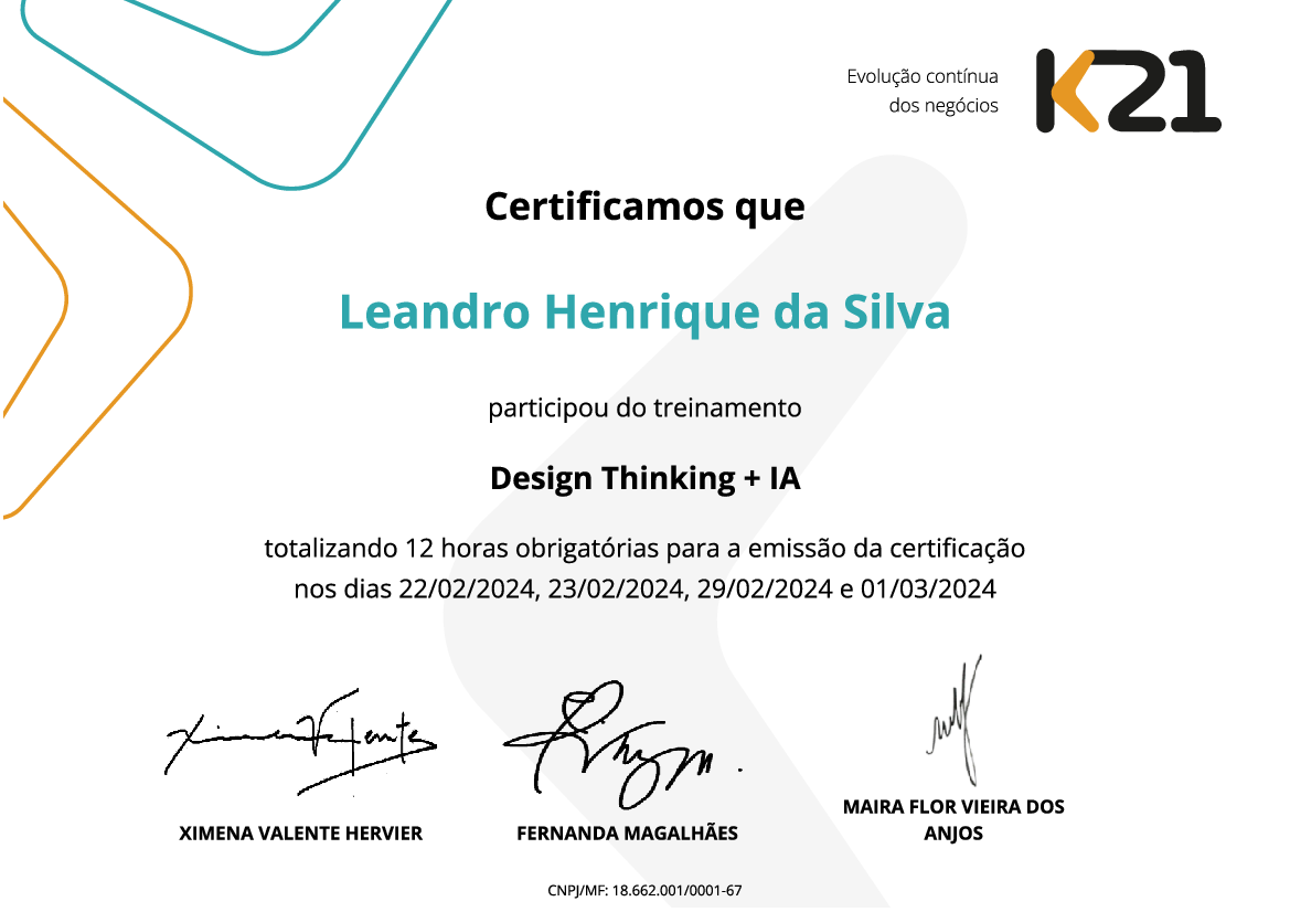 Certificado K21